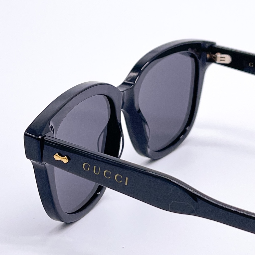 NEW GUCCI GG1264S 001 BLACK UNISEX SUNGLASSES GUCCI - Picture 4 of 11
